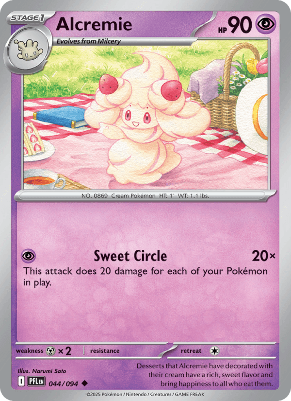 Alcremie — Pokémon card
