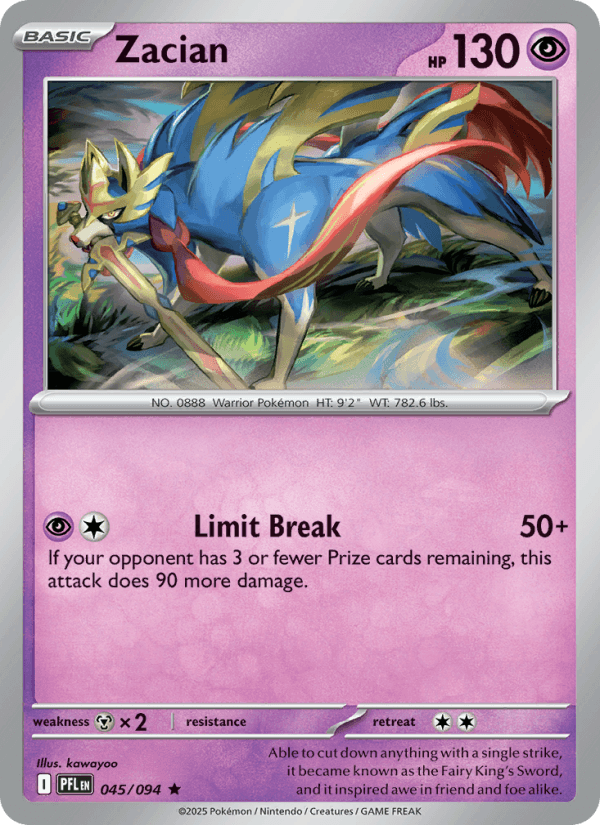 Zacian — Pokémon card