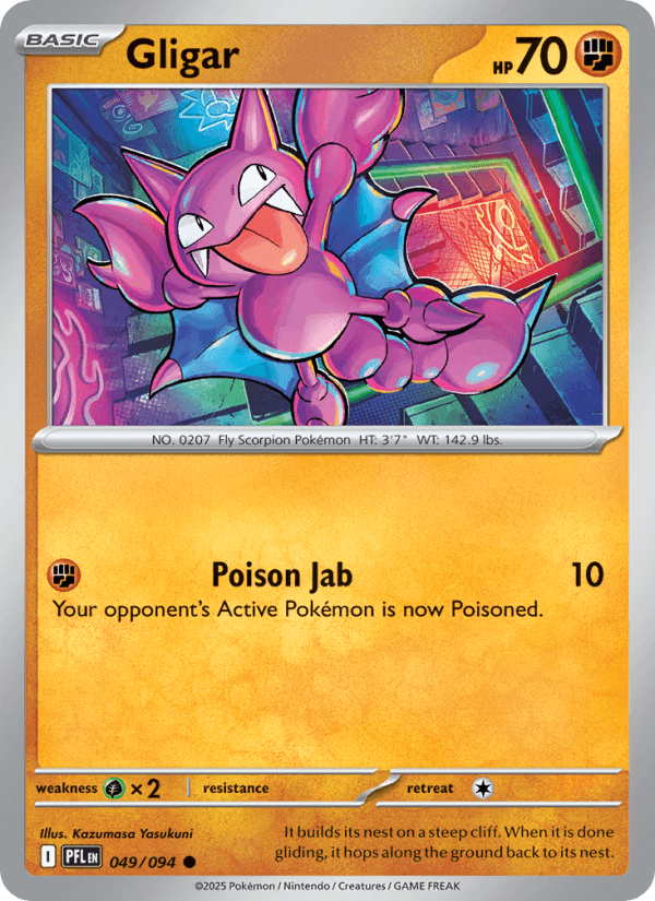 Gligar — Pokémon card