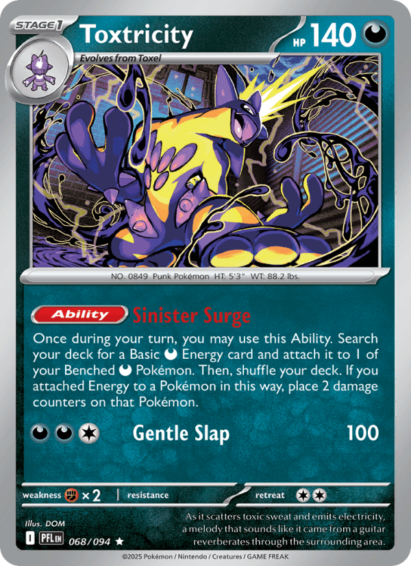 Toxtricity — Pokémon card