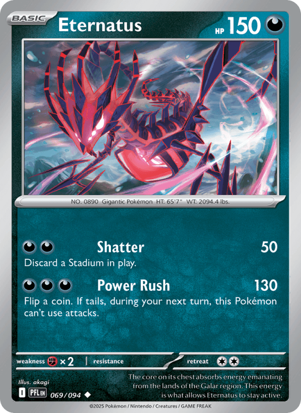 Eternatus — Pokémon card