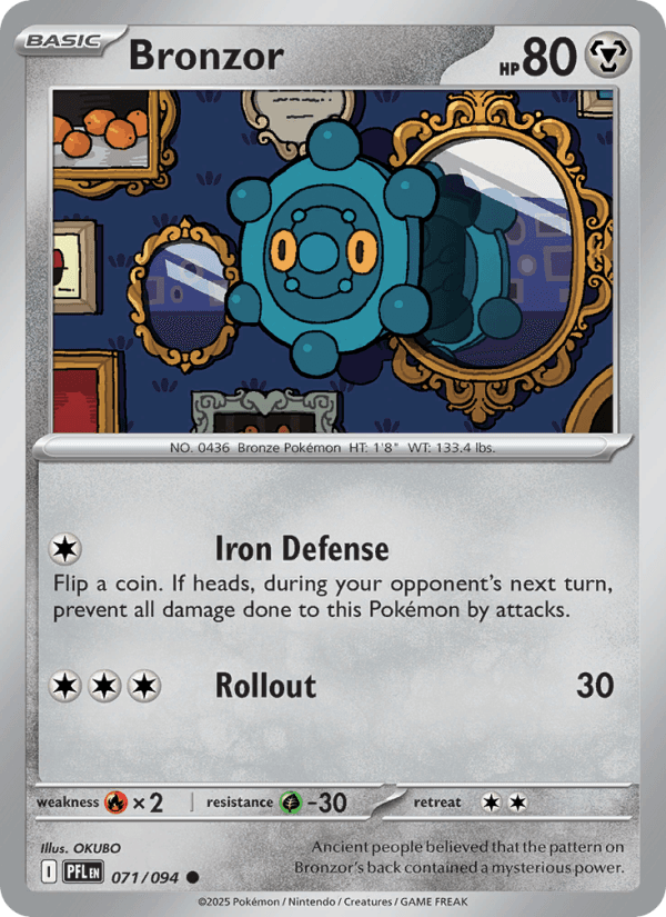 Bronzor — Pokémon card