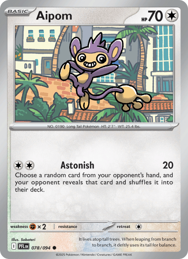 Aipom — Pokémon card