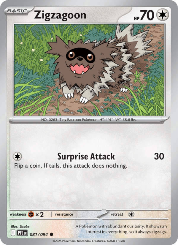 Zigzagoon — Pokémon card