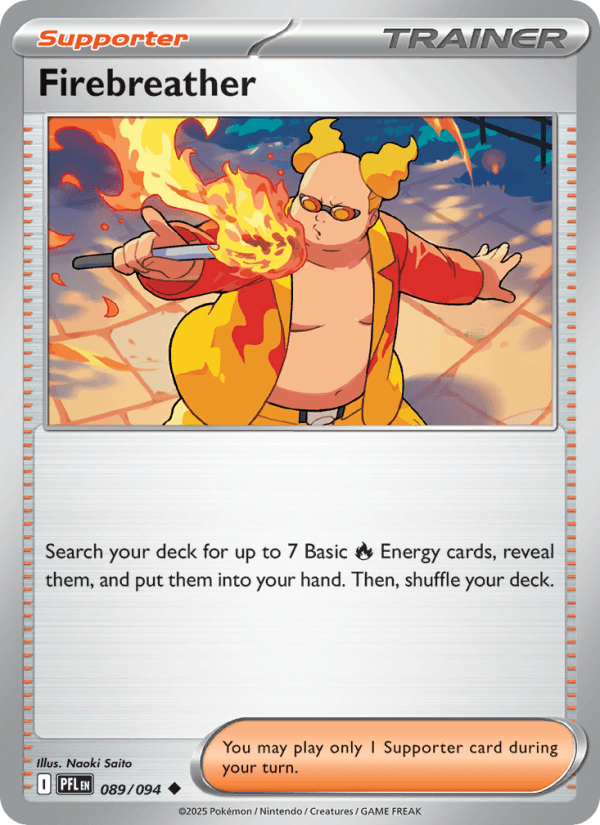 Firebreather — Pokémon card
