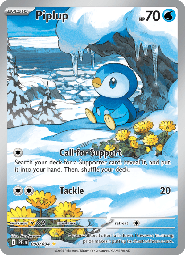 Piplup — Pokémon card