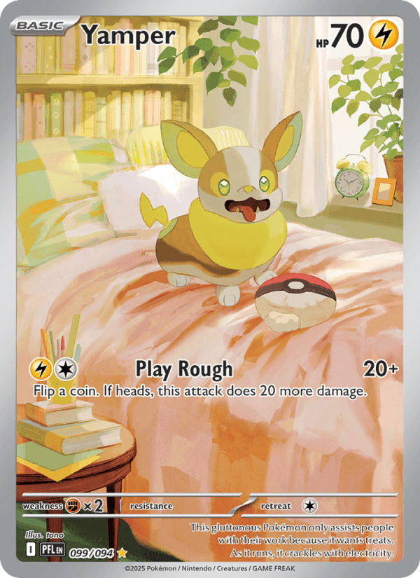Yamper — Pokémon card
