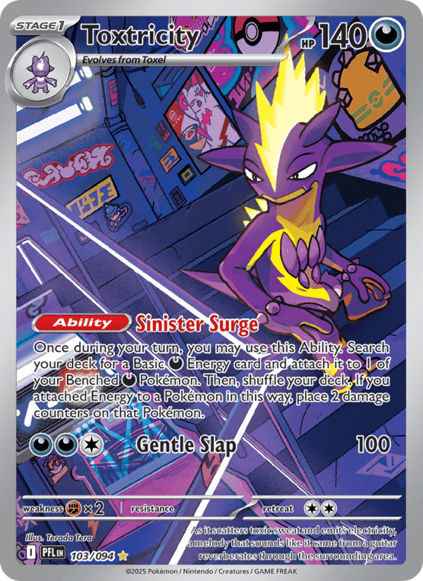 Toxtricity — Pokémon card