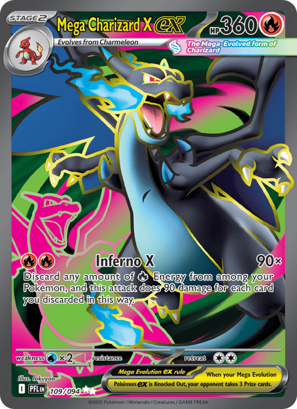 Mega Charizard X ex — Pokémon card