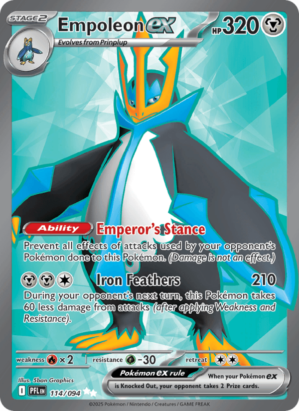Empoleon ex — Pokémon card