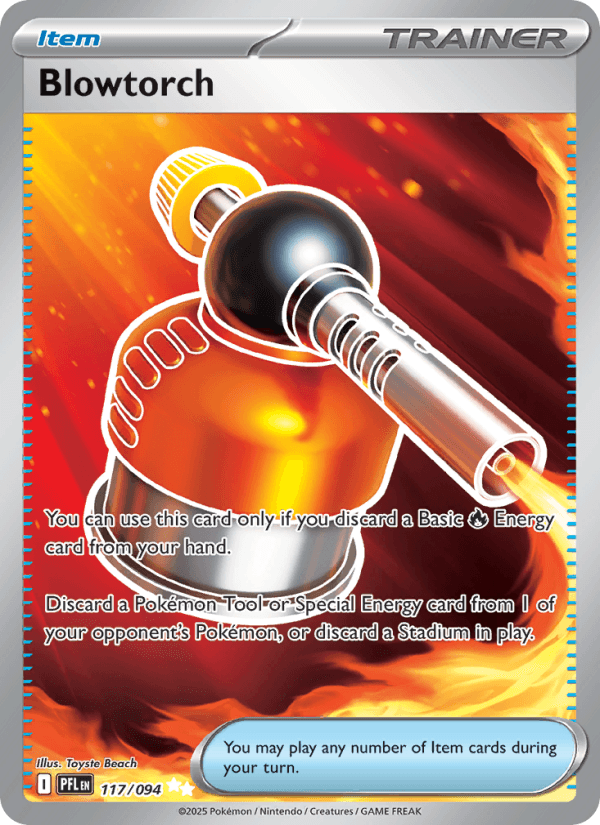 Blowtorch — Pokémon card