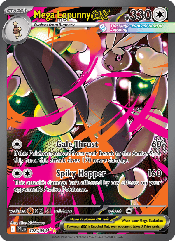 Mega Lopunny ex — Pokémon card