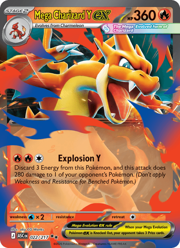 Mega Charizard Y ex — Pokémon card