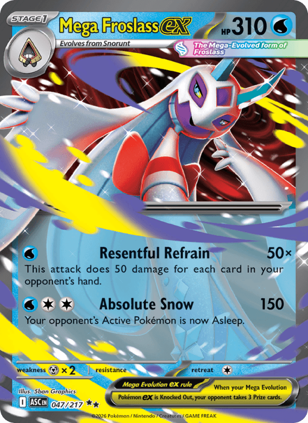 Mega Froslass ex — Pokémon card
