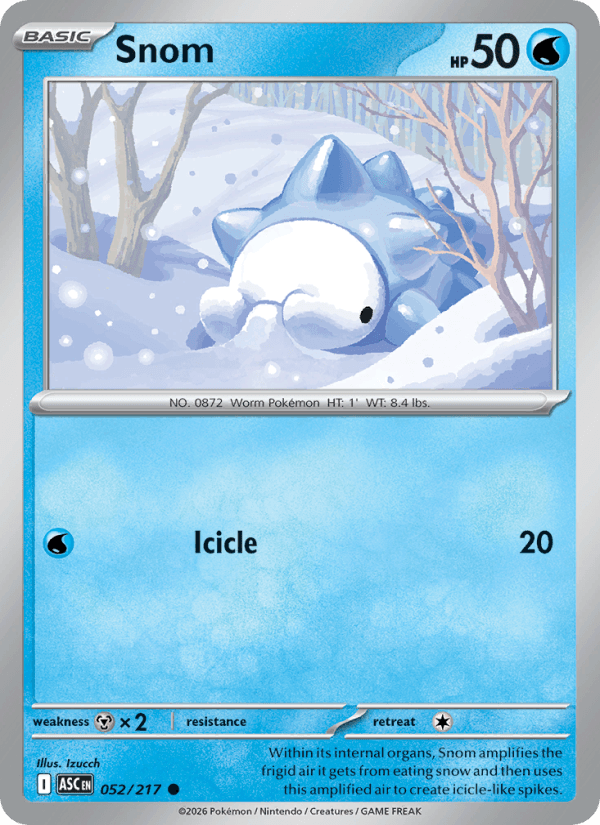 Snom — Pokémon card