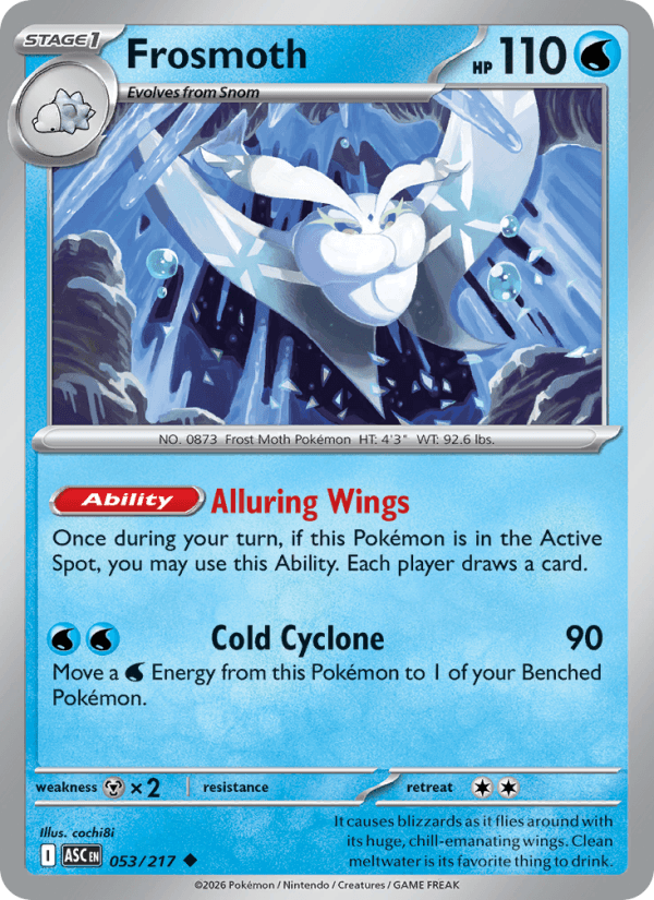 Frosmoth — Pokémon card
