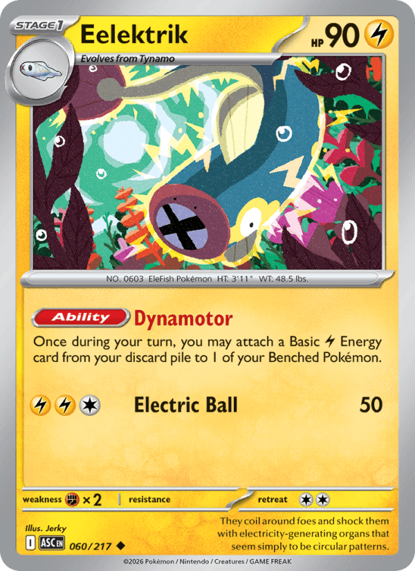 Eelektrik — Pokémon card