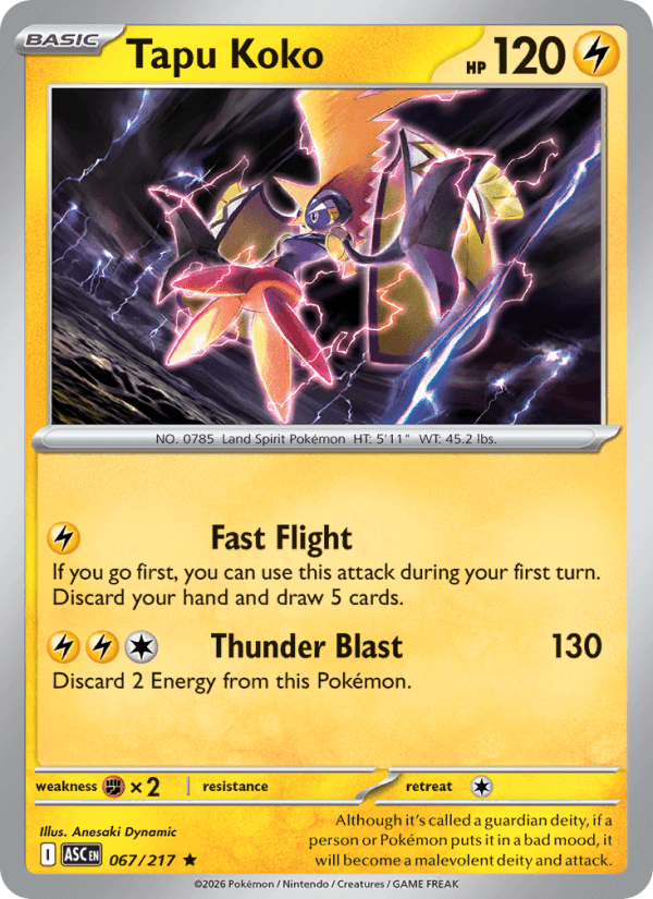 Tapu Koko — Pokémon card