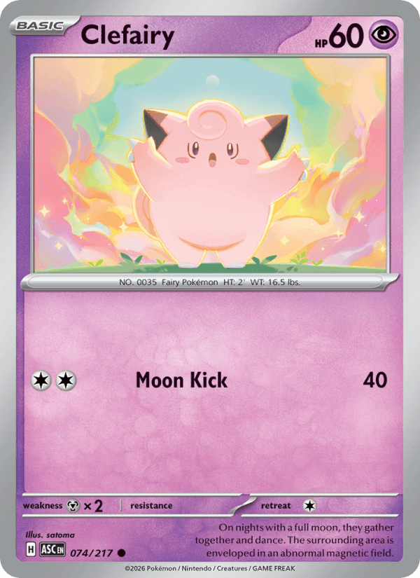 Clefairy — Pokémon card