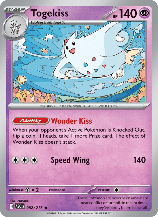 Togekiss — Pokémon card
