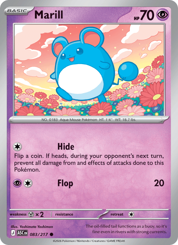 Marill — Pokémon card