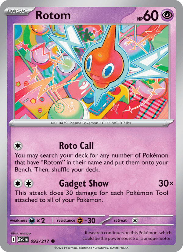 Rotom — Pokémon card