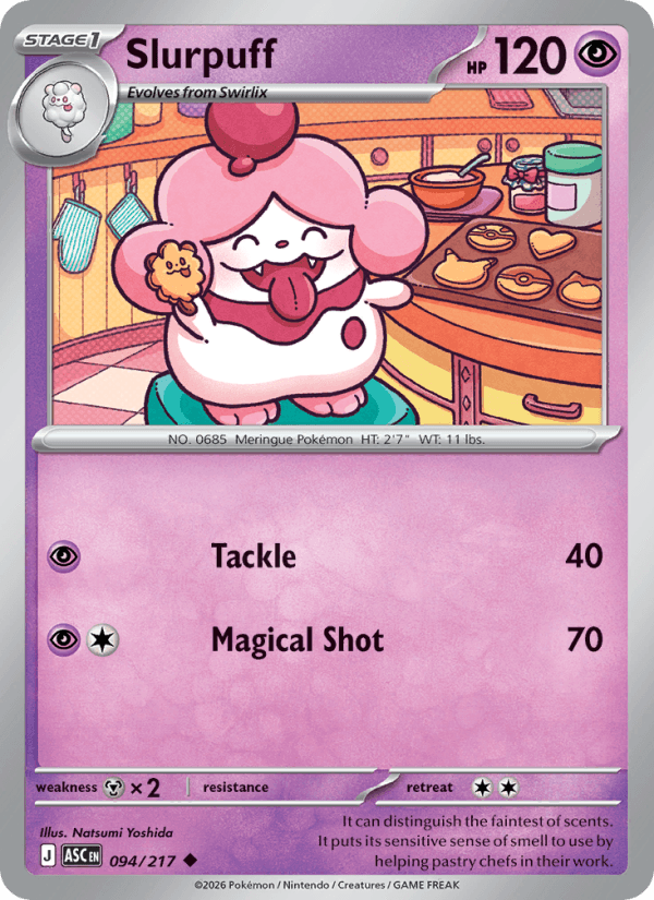 Slurpuff — Pokémon card