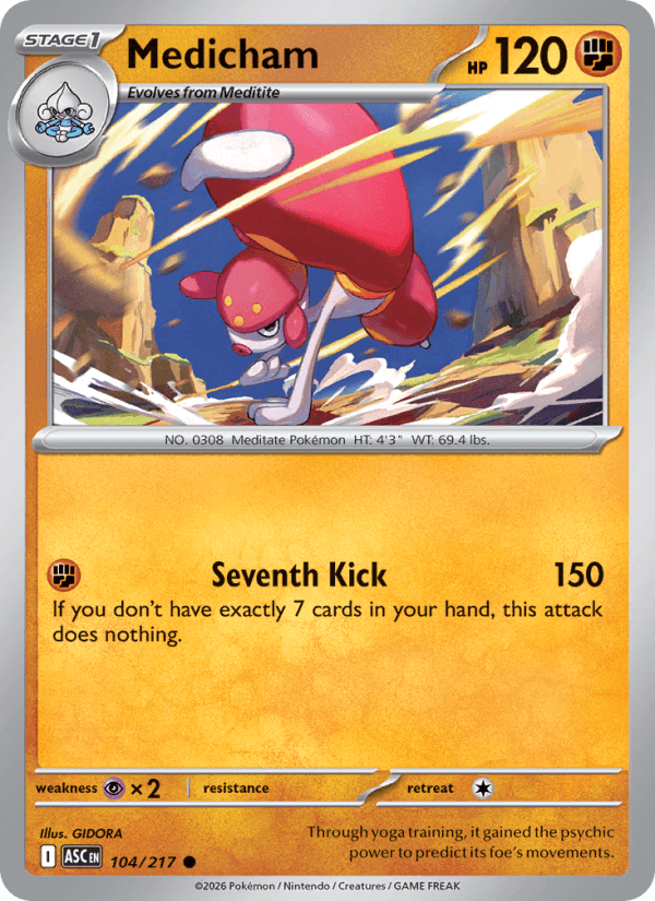 Medicham — Pokémon card