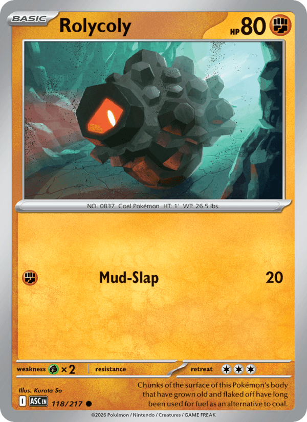 Rolycoly — Pokémon card