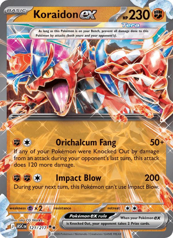 Koraidon ex — Pokémon card