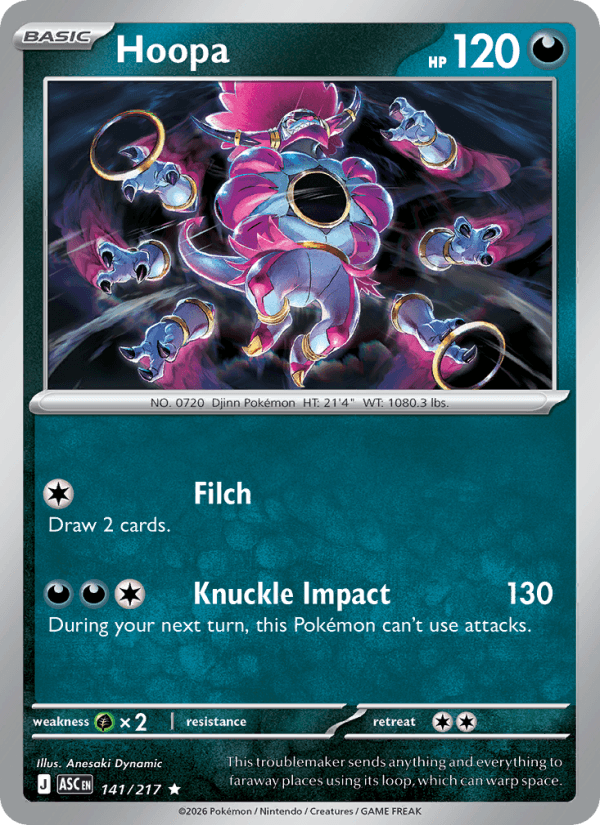 Hoopa — Pokémon card