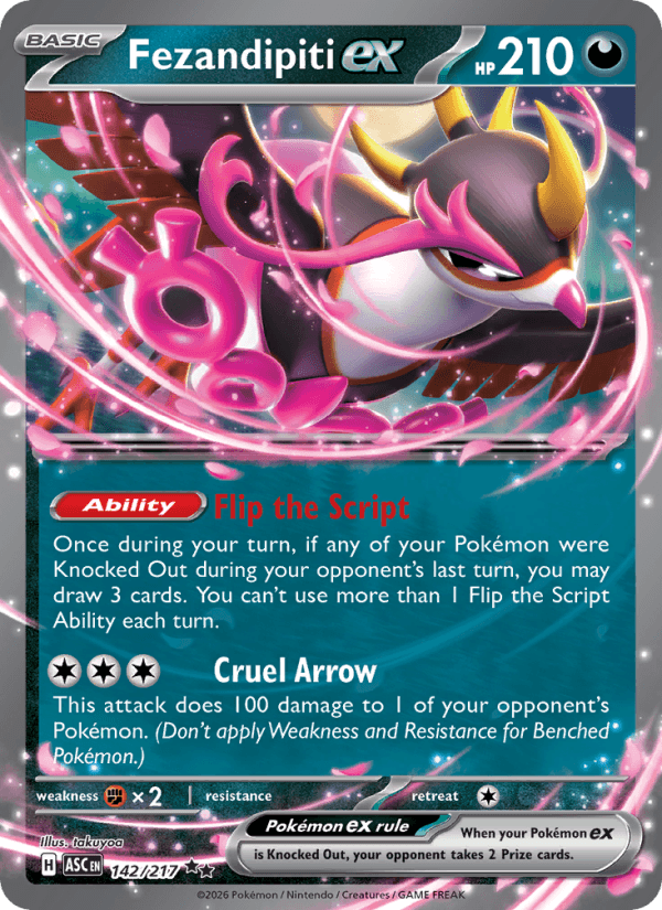 Fezandipiti ex — Pokémon card