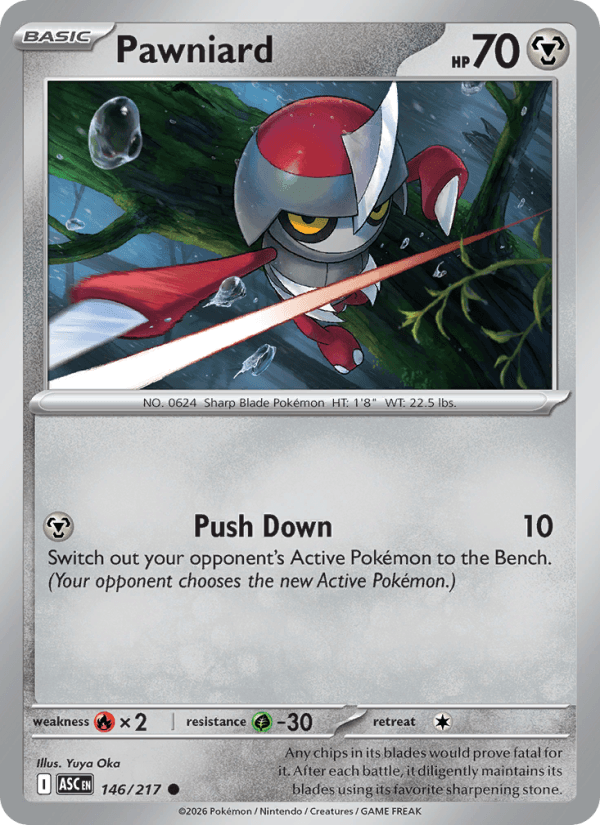 Pawniard — Pokémon card
