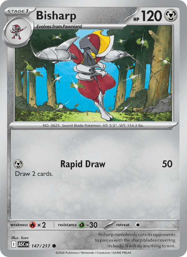 Bisharp — Pokémon card