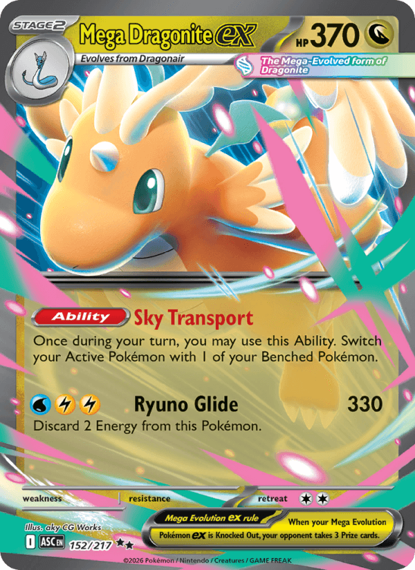 Mega Dragonite ex — Pokémon card