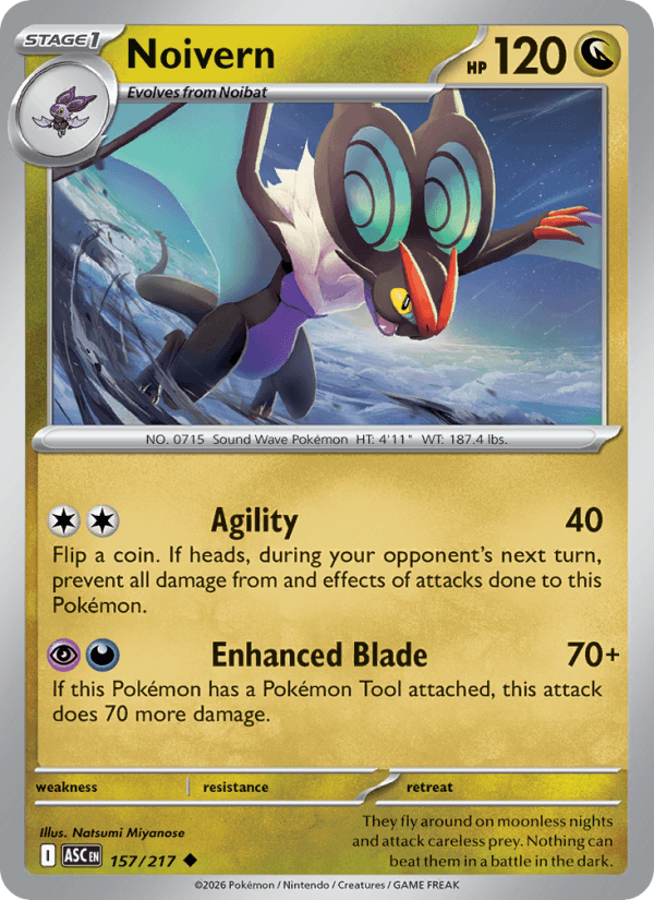 Noivern — Pokémon card