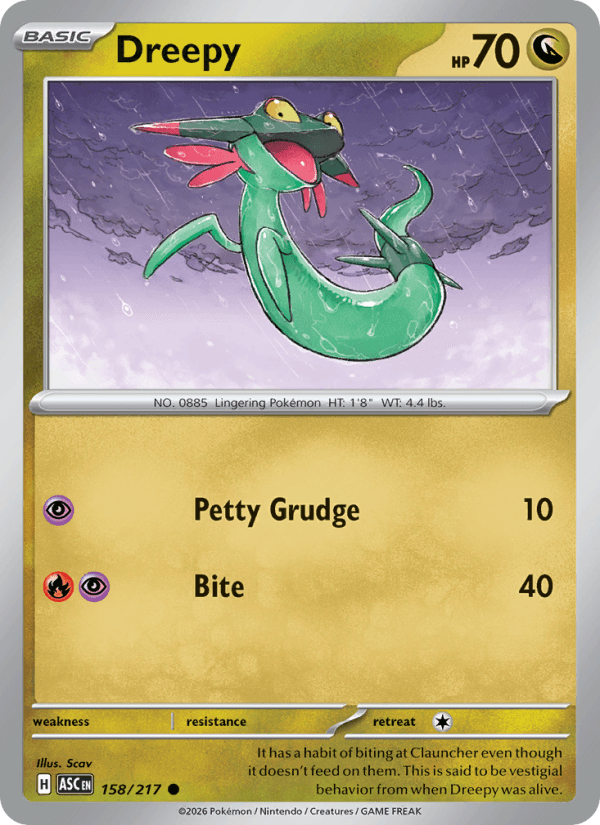 Dreepy — Pokémon card