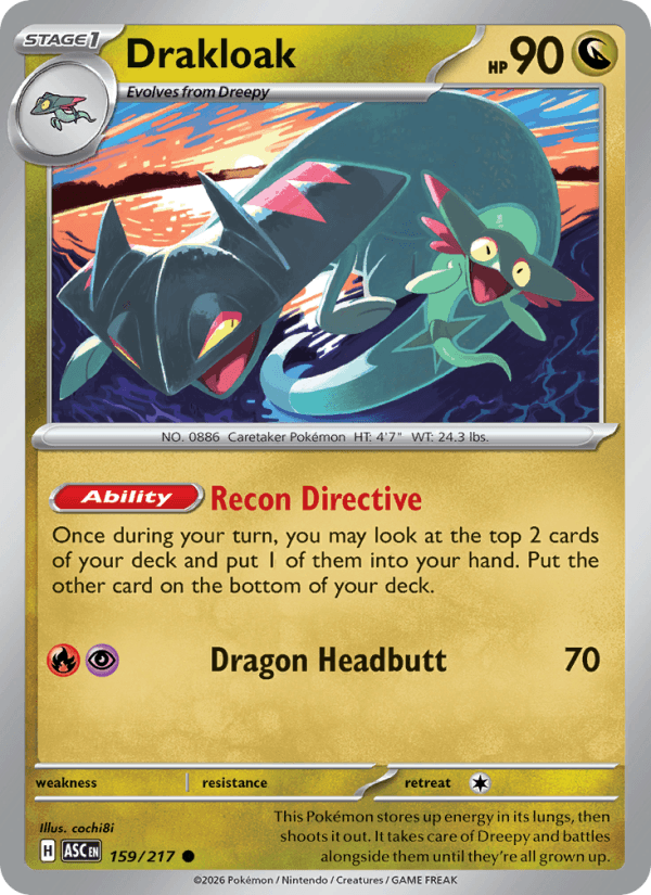 Drakloak — Pokémon card