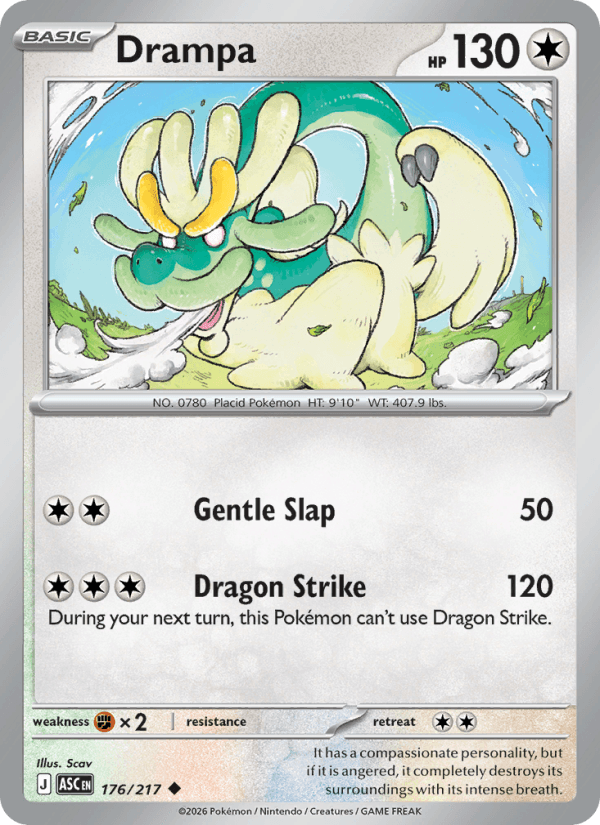 Drampa — Pokémon card