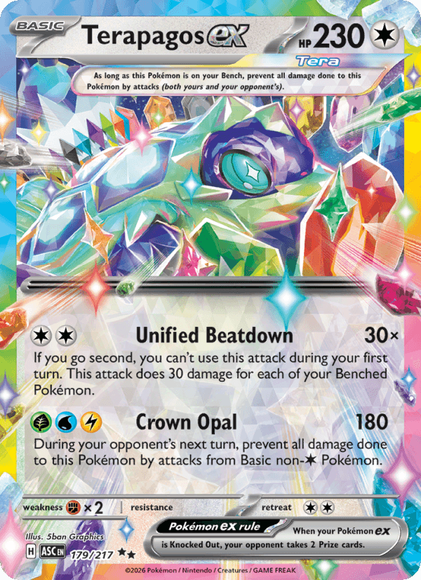 Terapagos ex — Pokémon card