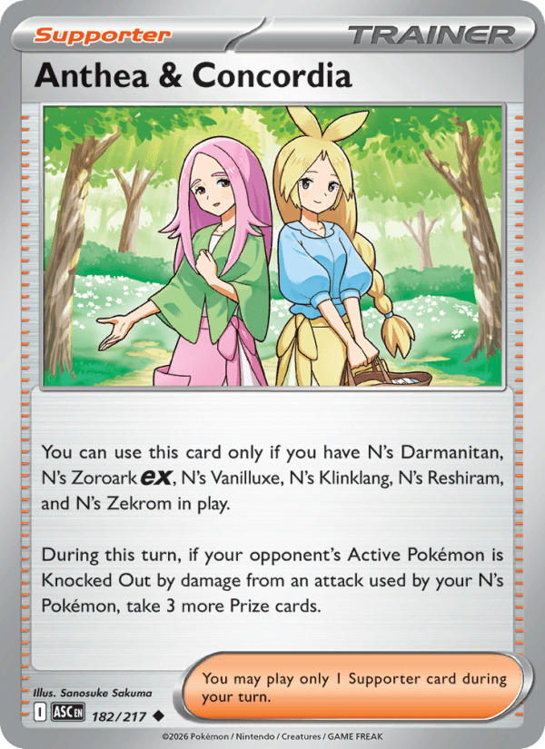 Anthea & Concordia — Pokémon card