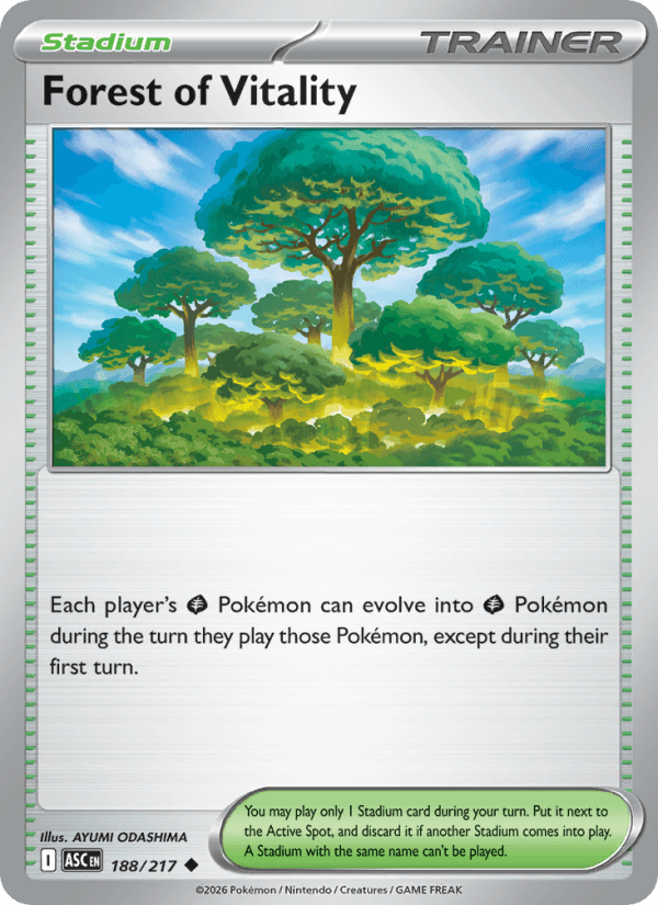 Forest of Vitality — Pokémon card