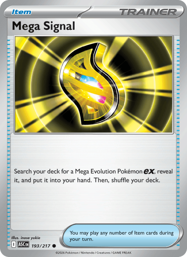 Mega Signal — Pokémon card