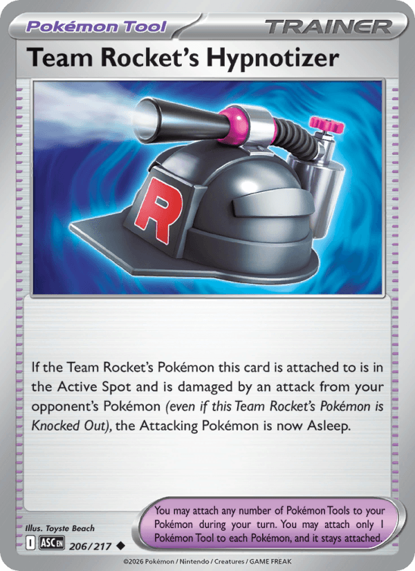 Team Rocket's Hypnotizer — Pokémon card
