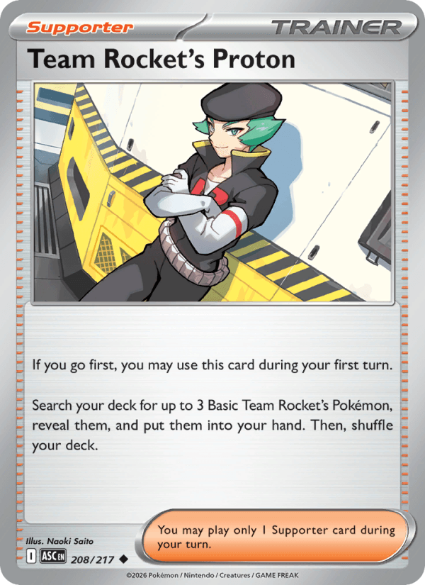 Team Rocket's Proton — Pokémon card