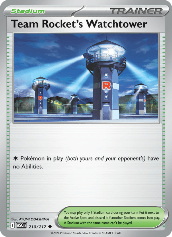 Team Rocket's Watchtower — Pokémon card