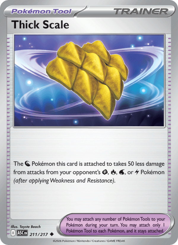 Thick Scale — Pokémon card
