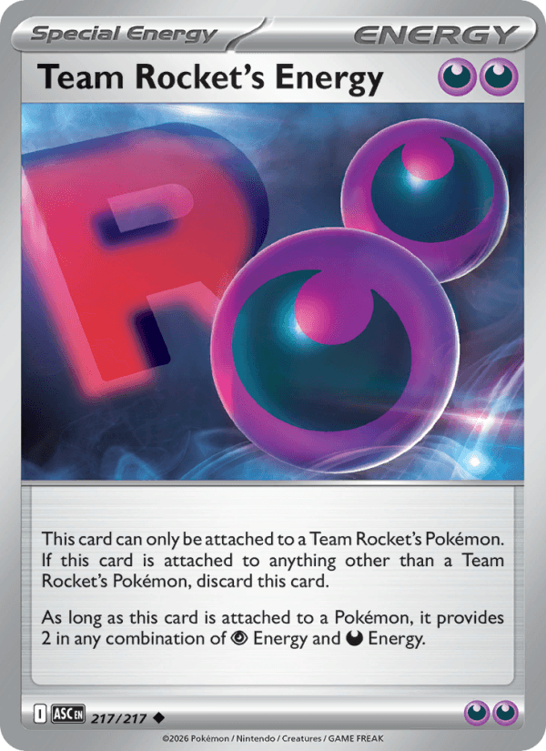 Team Rocket's Energy — Pokémon card