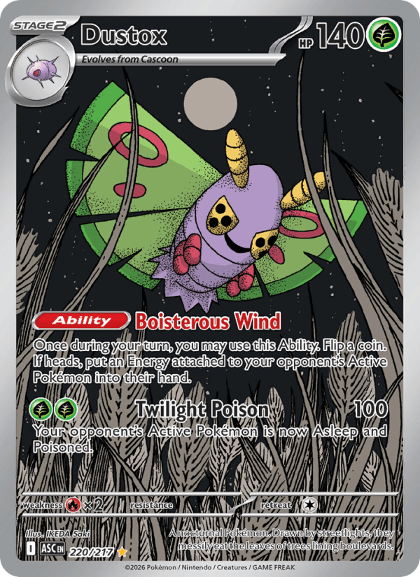 Dustox — Pokémon card