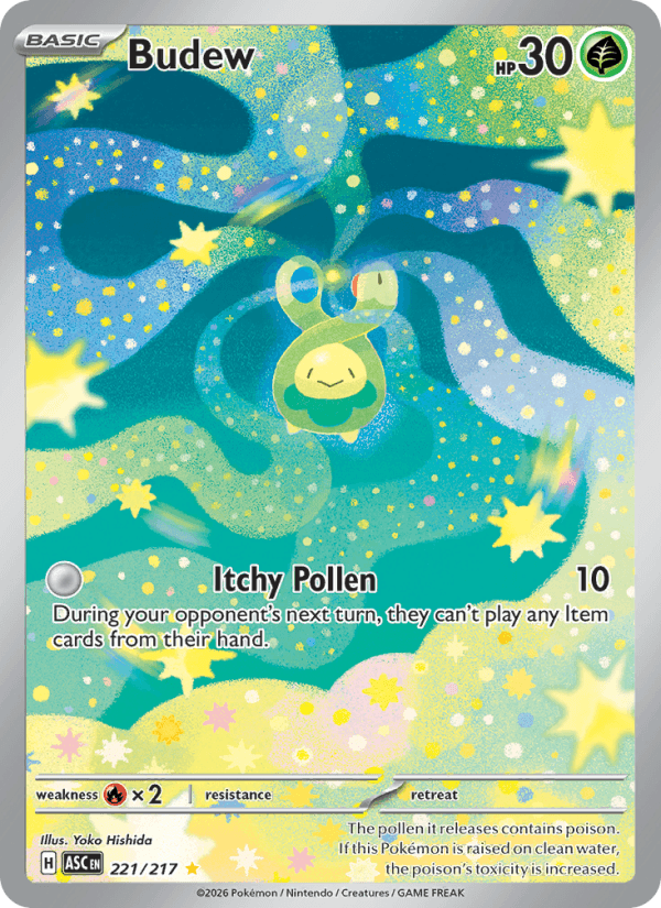 Budew — Pokémon card